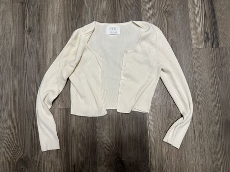 Strickjacke - Cardigan beige von Zara Kids Gr. 152
