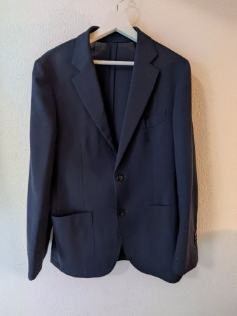 Suitsupply Anzug Gr. 48 Navy 100% Wolle