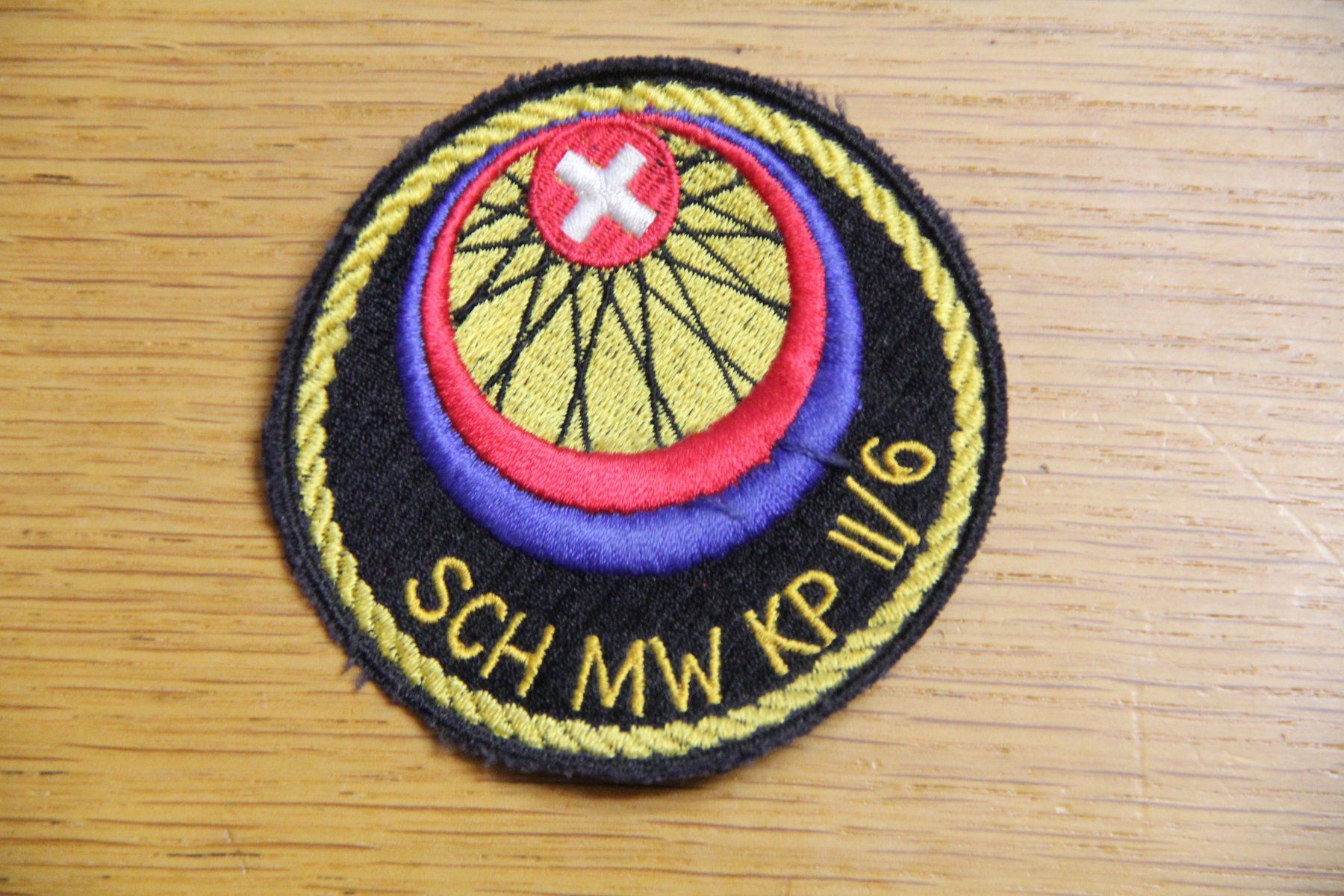 Schweizer Armee Placchette & Badge: Radfahrer SCH MW Kp II/6, Badge – Usato da Belp venduto da Tomsek