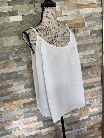 ★Leichtes weisses Sommer Top★ Trägershirt ★Gr. M★
