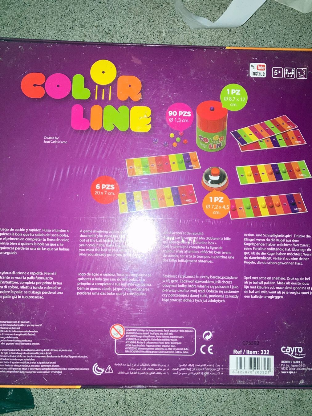 Giochi: Color Line Spiel – Nuovo e nell'imballaggio originale da Emmenbrücke venduto da JJ_89 1