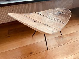 Beistelltisch, Holz gebrannt, 71x67x45cm