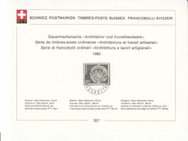 Sammelblätter PTT SBK 327 mit ET