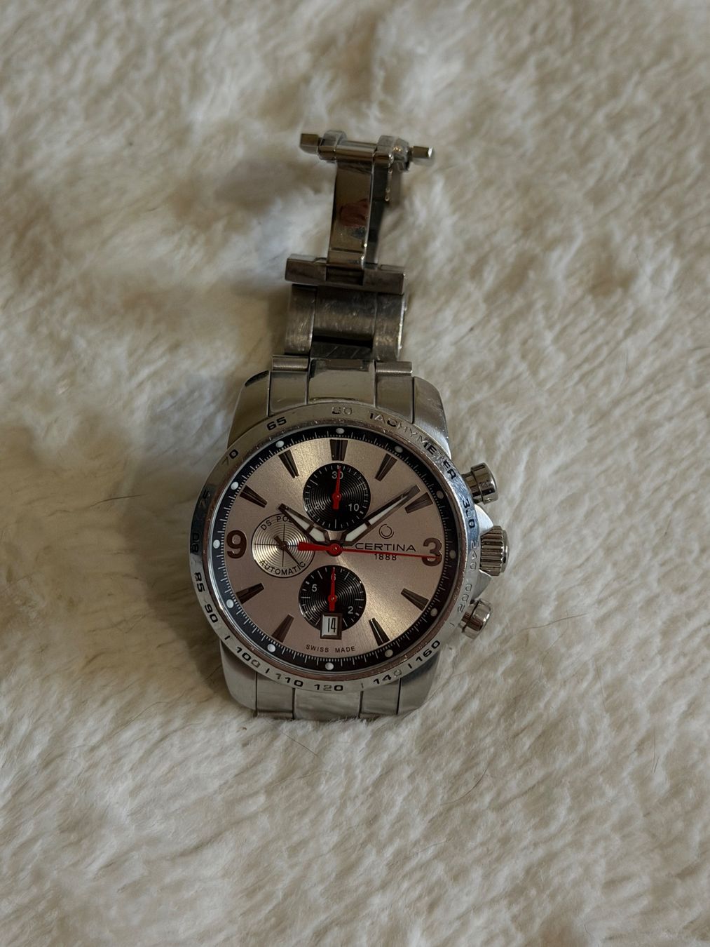 Certina Orologi: Certina DS Podium Automatic Chrono mit Box und Papiere läuft – Usato da Altnau venduto da SwissGoldTime 4