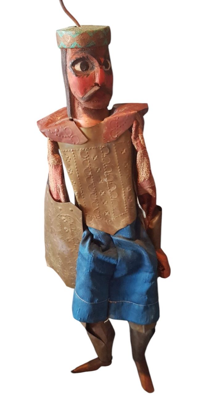 Figuren: Marionette Samurai Krieger antik – Gebraucht aus Mörschwil von antiksalon