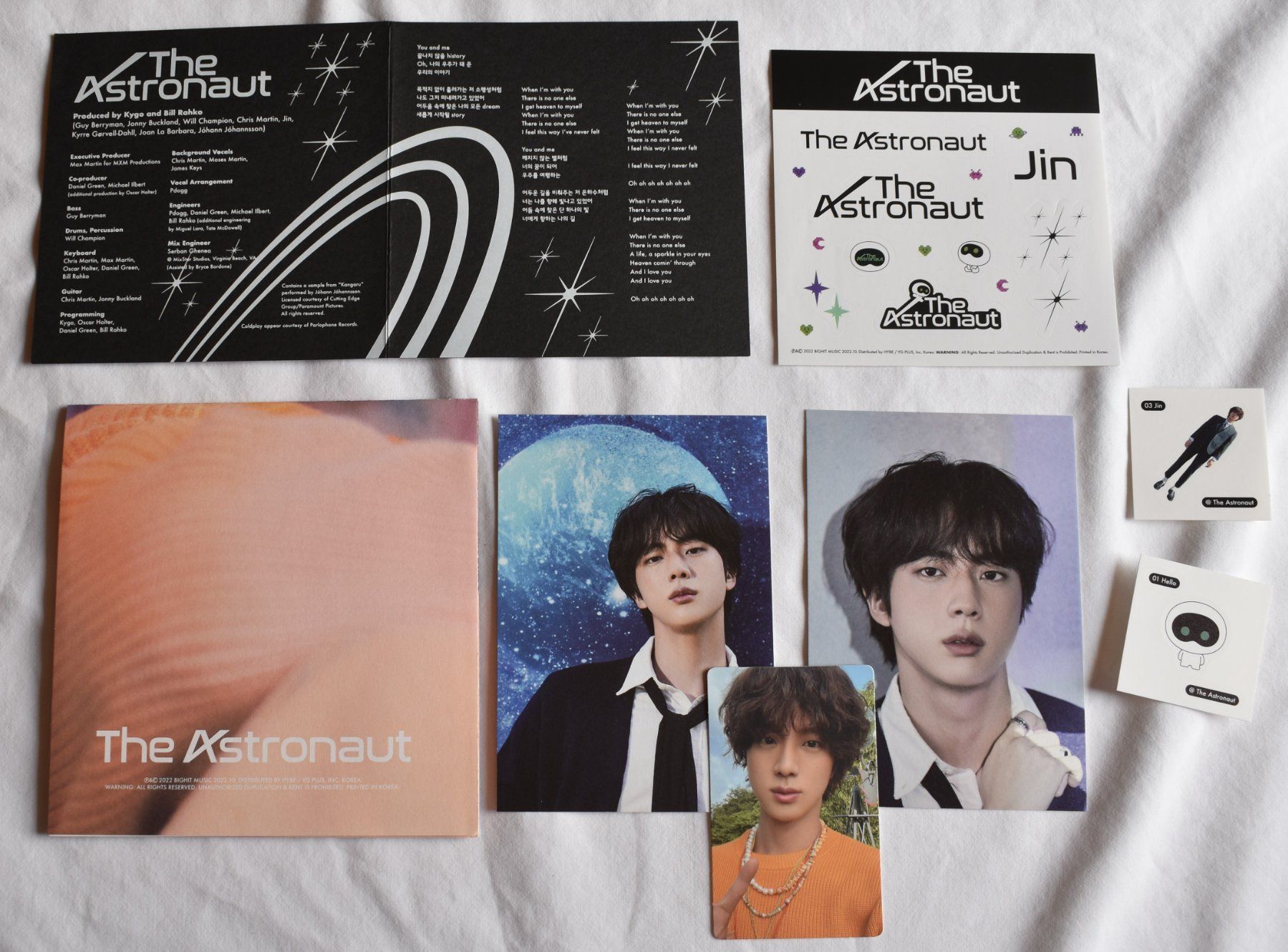 CDs: JIN ALBUM THE ASTRONAUT  VERSION O2 – D'occasion à Luthern par Babyorange1 6
