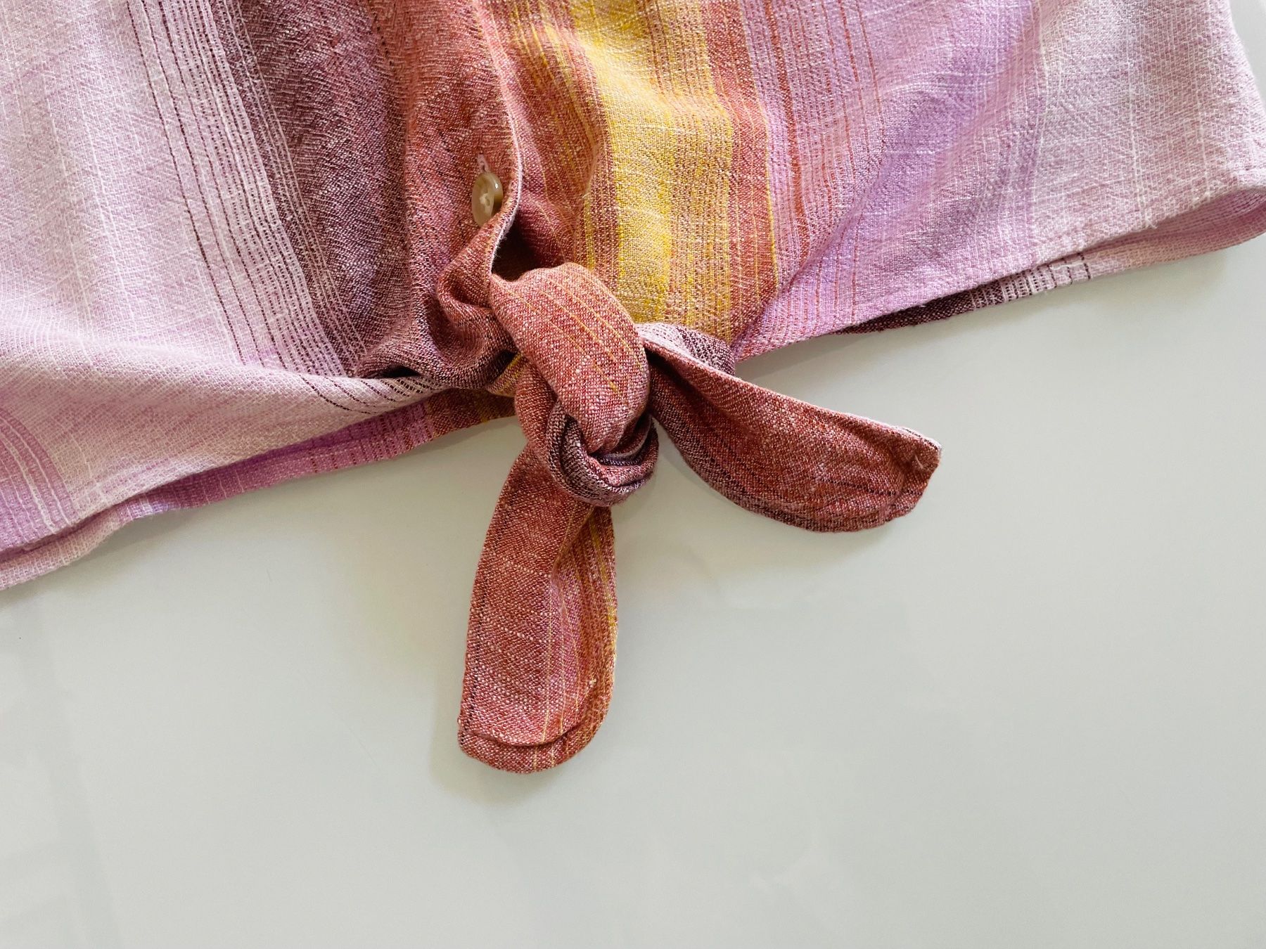Only Blusen: Camicetta in viscosa e lino – Rosa multicolor estiva – Gebraucht aus Bellinzona von Sveva-Style-Hunter 4
