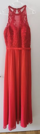 Abendkleid rot lang