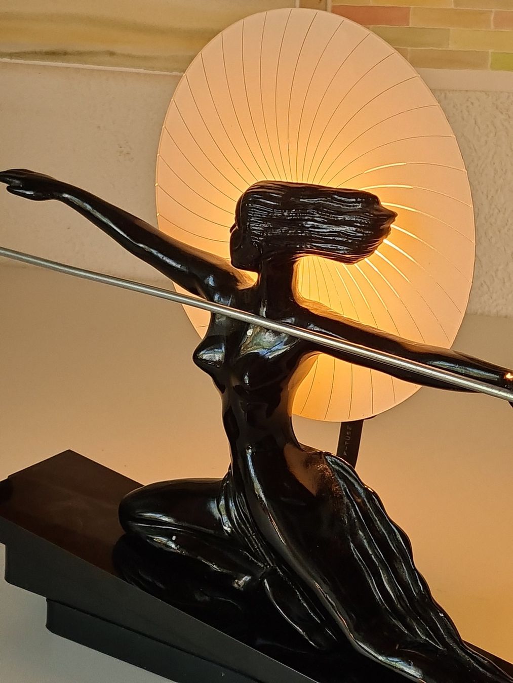 Lampen: Art Déco Stil Tischlampe – Gebraucht aus Villmergen von Platinus 5