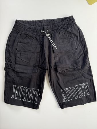 Shorts von Night Addict, Schwarz in S