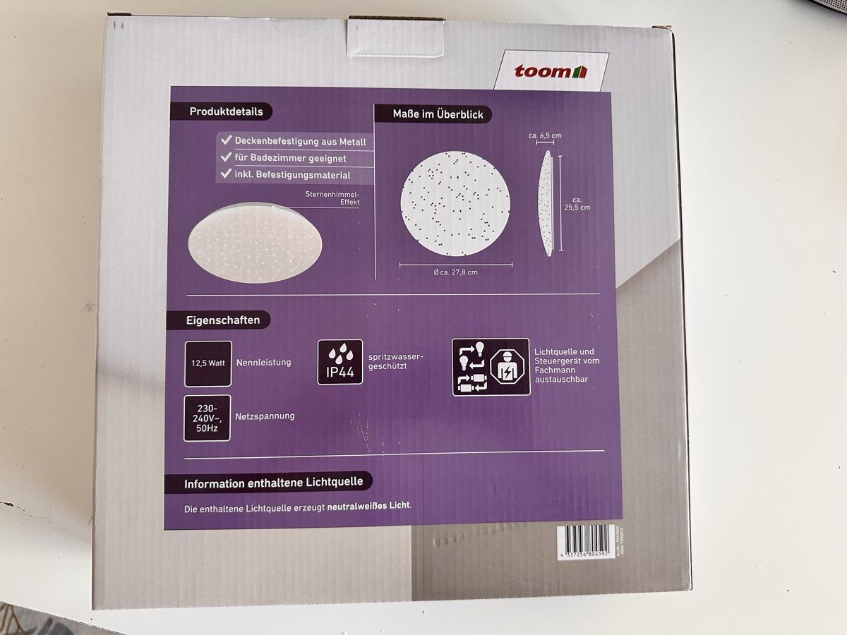 Lampadari & plafoniere: Deckenleuchte Bianca - Sternenhimmel-Effekt, Neu! – Nuovo e nell'imballaggio originale da Zürich venduto da Gadgets2020 1