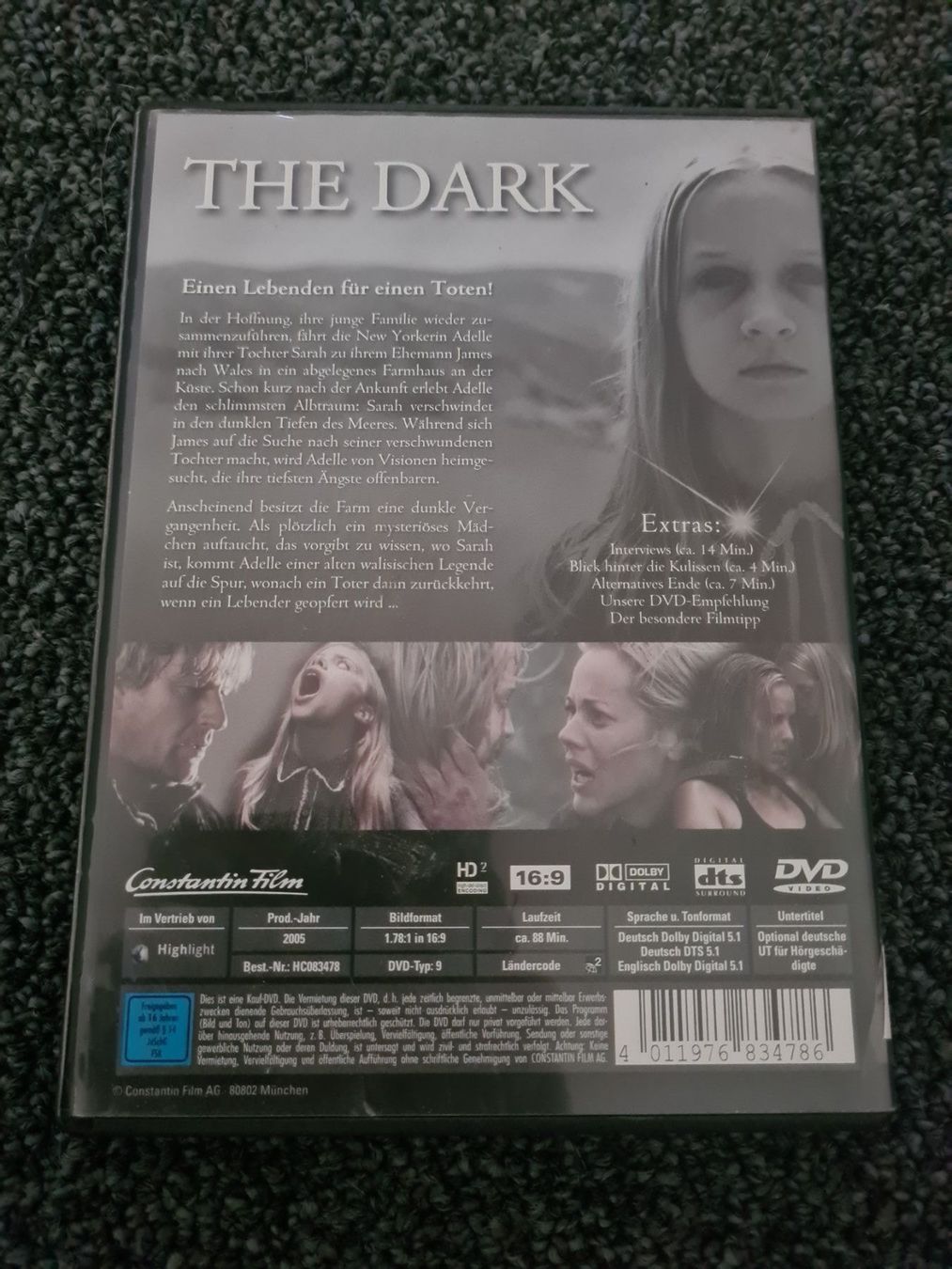 Alle DVDs: THE DARK (11562) – Gebraucht aus Ruswil von M71 1