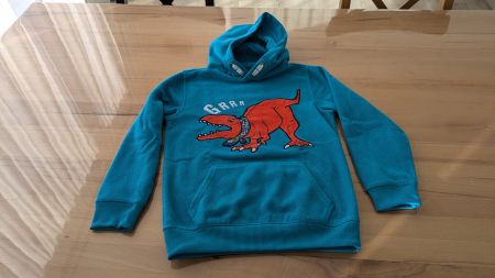 Warmer Dinosaurier Pullover (128)