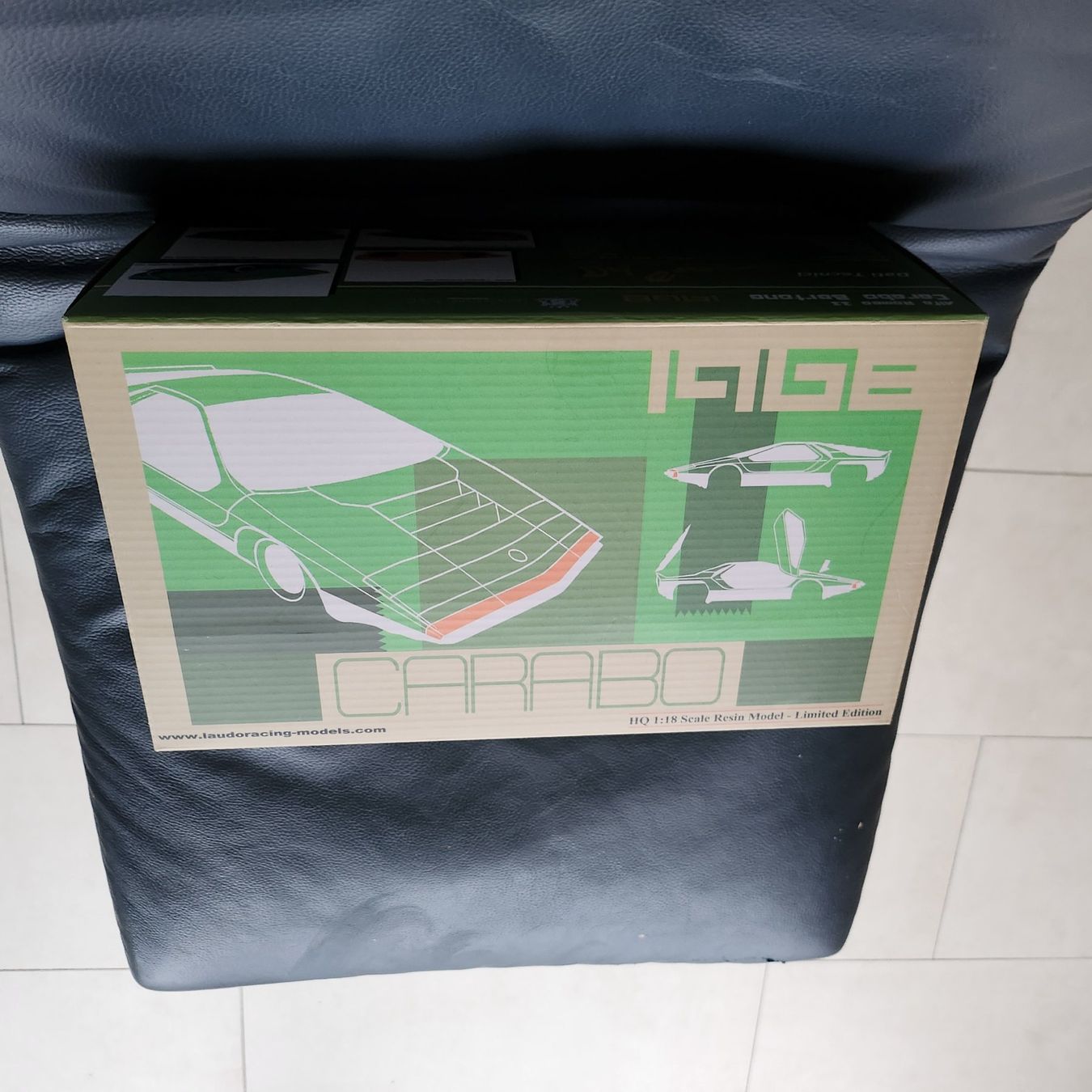 ALFA ROMEO 33 BERTONE CARABO PRESENT GRÜN 1:18 LAUDORACING (Neu und