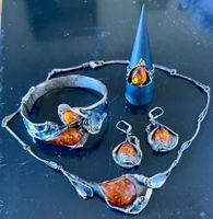 Bernstein-Silber 925 Schmuck