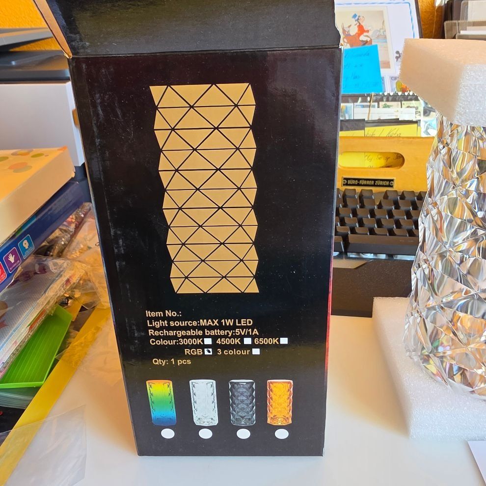 Lampade: ROSE DIAMOND TABLE LAMP – Nuovo e nell'imballaggio originale da Dintikon venduto da bonita099 1