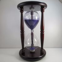 Sanduhr 60 Minuten Laufzeit Glas klar