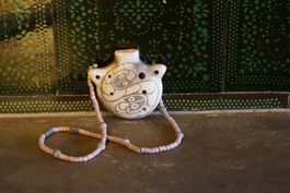 Ocarina mit Schlangenmotiv gross