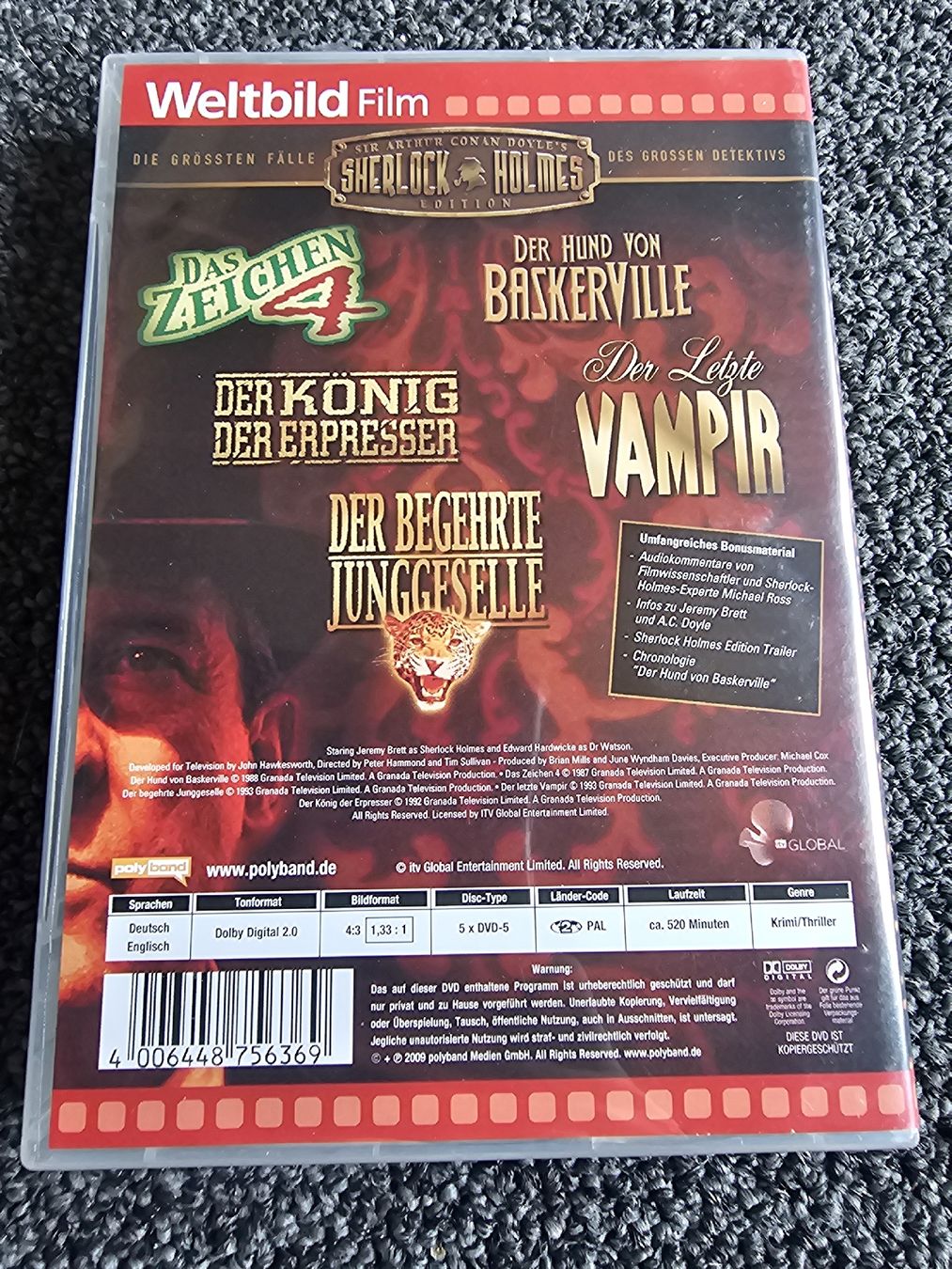 Tous les DVDs: Sherlock Holmes Edition  – D'occasion à Ruswil par jan_bxl5 1