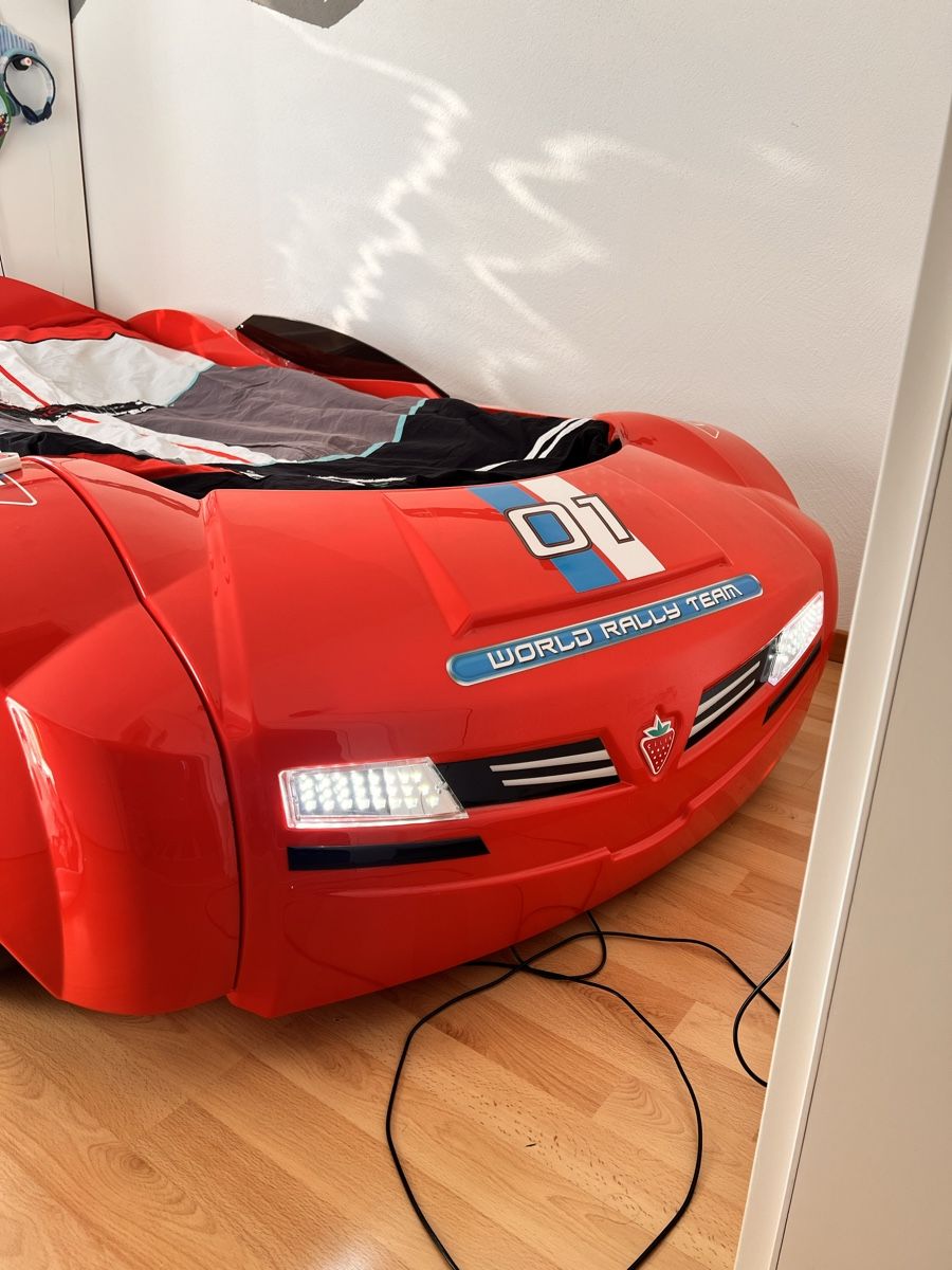 Betten: Bett Auto mit Matratze ÇİLEK – Neu (gemäss Beschreibung) aus Trimmis von htc_l87q 2