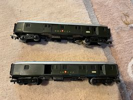 Märklin alt 348/4 SBB Leichtschnellzug Gepäckwagen 2x