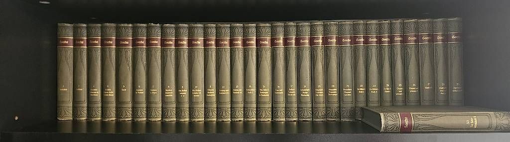 Libri: Goethes Werke - 1900 - Antiquität – Usato da Greifensee venduto da Arkon616 4