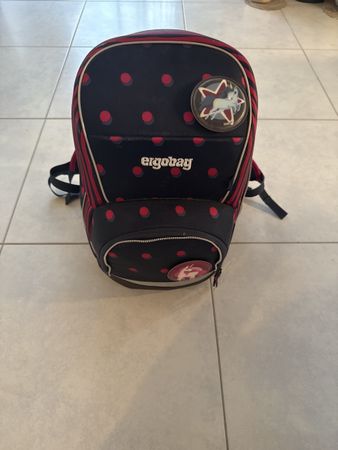 Ergobag Schulrucksack mit Punktemuster - Top Zustand!