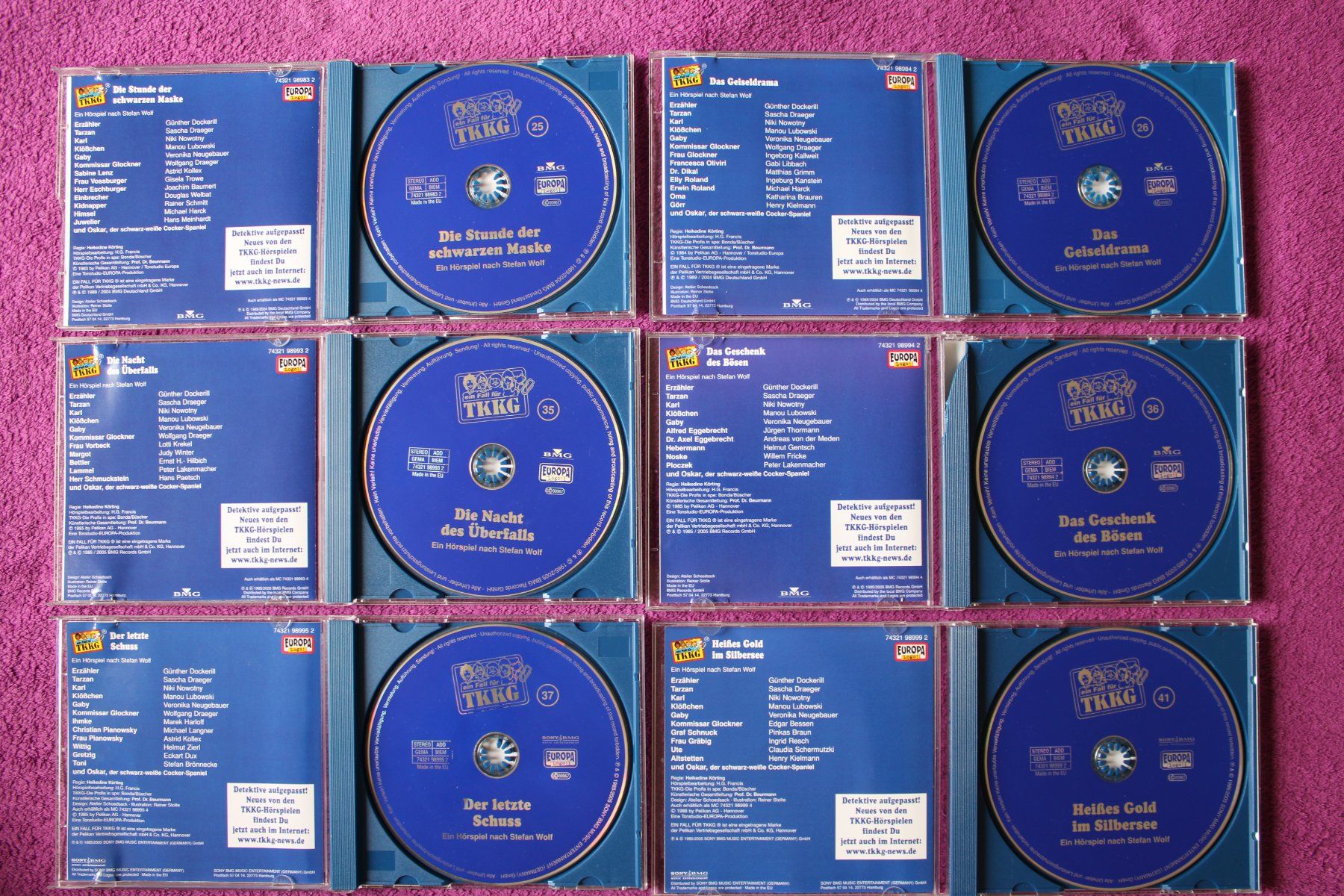 CDs: 6 - TKKG - Hörspiel - CD´s – D'occasion à Müllheim Dorf par Seeeule01 7