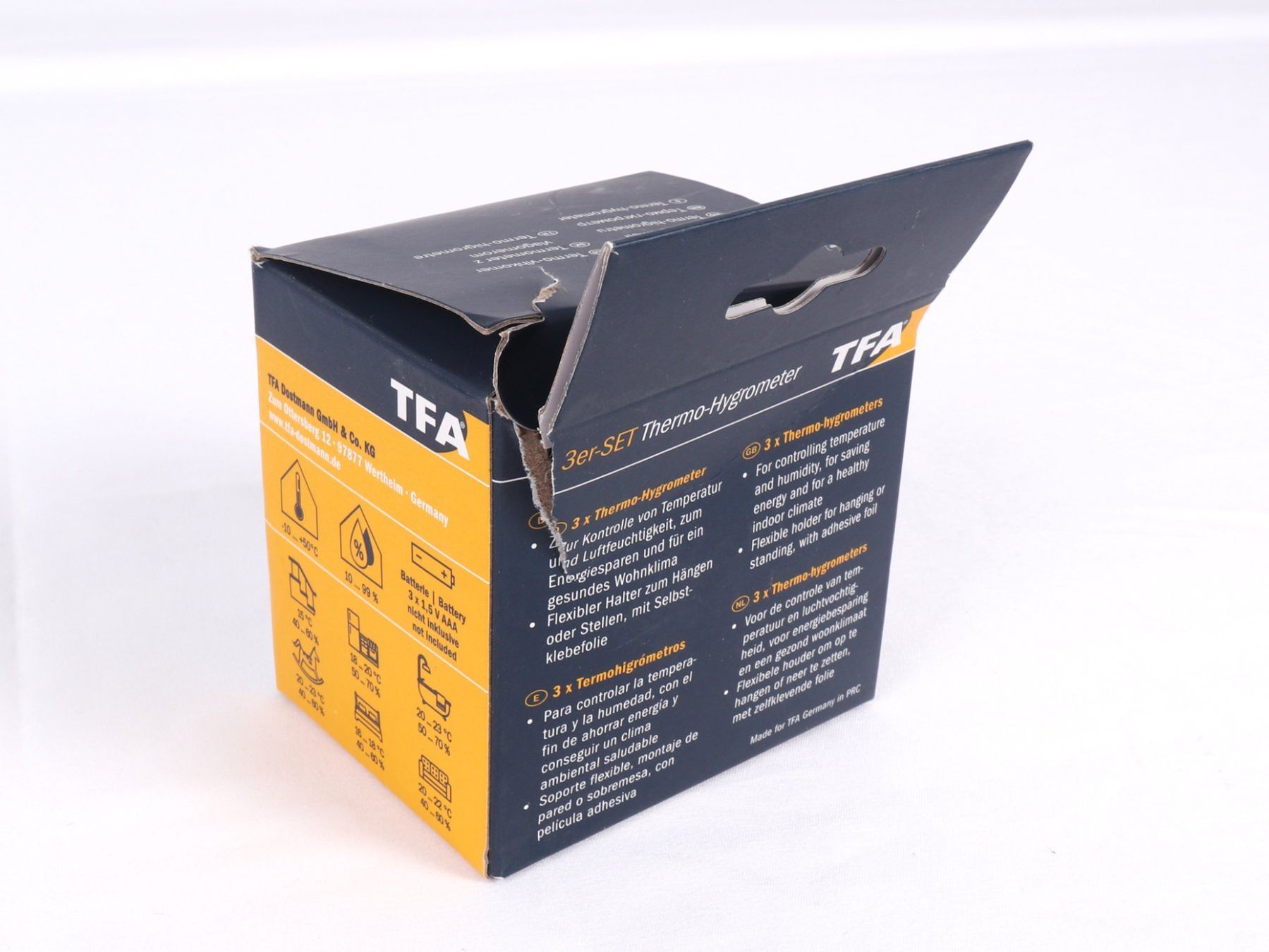 Mesurer: TFA - 3er Set Thermo-Hygrometer – Neuf (Voir description) à Steinen par Restwert_Steinen 5