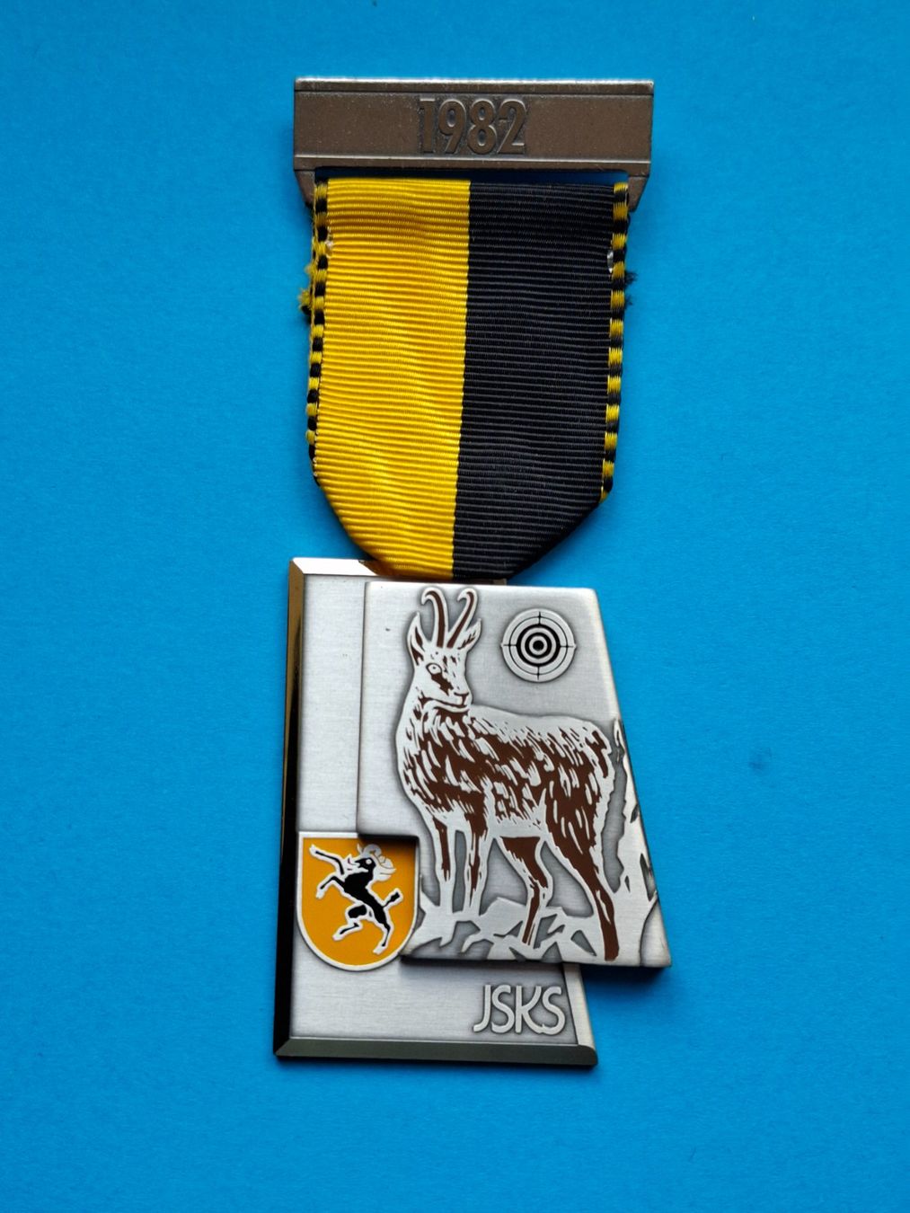 Medaglie: JSKS Gemse Jagd Jäger 1982 (H375) – Usato da Schwanden GL venduto da Suvorov 2