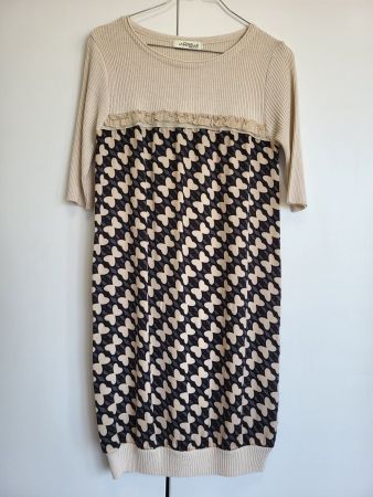La Ribelle Kleid, Gr. M - beige
