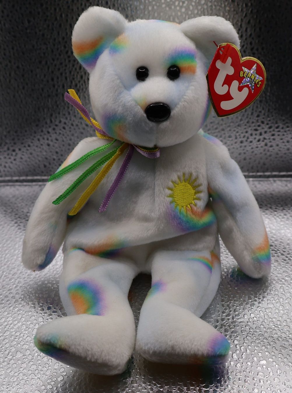 Ty Giocattoli: Ty Beanie Teddy CHEERY .. Geb.18.08.2000 – Usato da winterthur venduto da Beanieswis