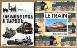 2 livres: Locomotives à vapeur & Le train