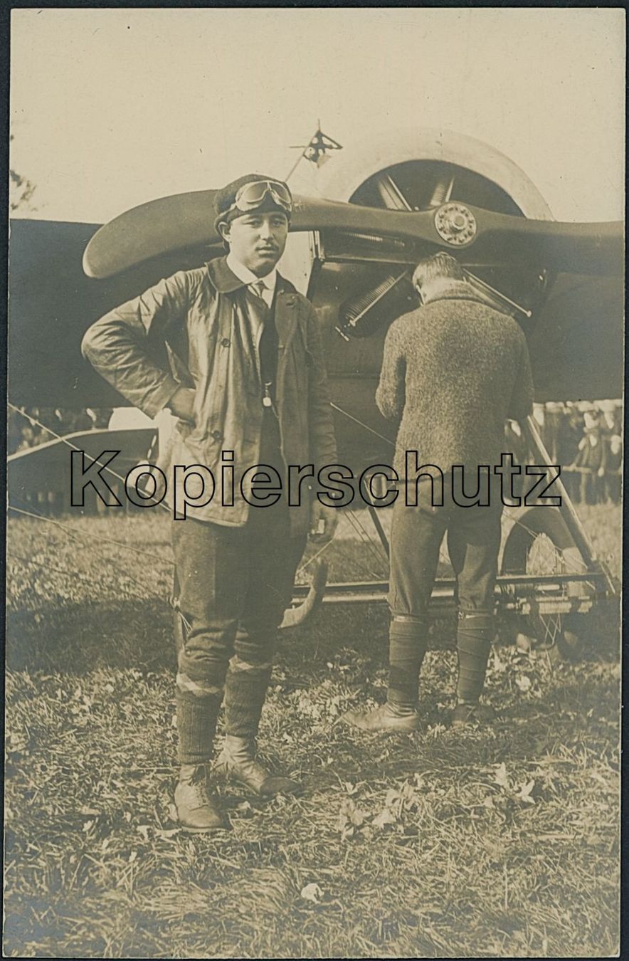 Ansichtskarten: BS Basel - Flugmeeting 1914 - Flugzeug - T. Borrer – Neu (gemäss Beschreibung) aus Schindellegi von masutka7