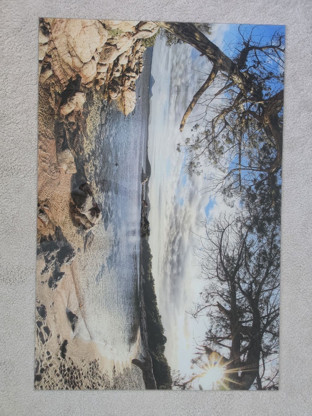 Poster & Bilder: Glas Bild – Gebraucht aus Niederbipp von Em.Ai