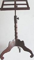 Notenständer aus franz. Nussbaumholz