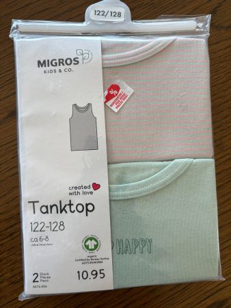 T-shirt débardeurs garçon Tanktop 122 - 128, neuf