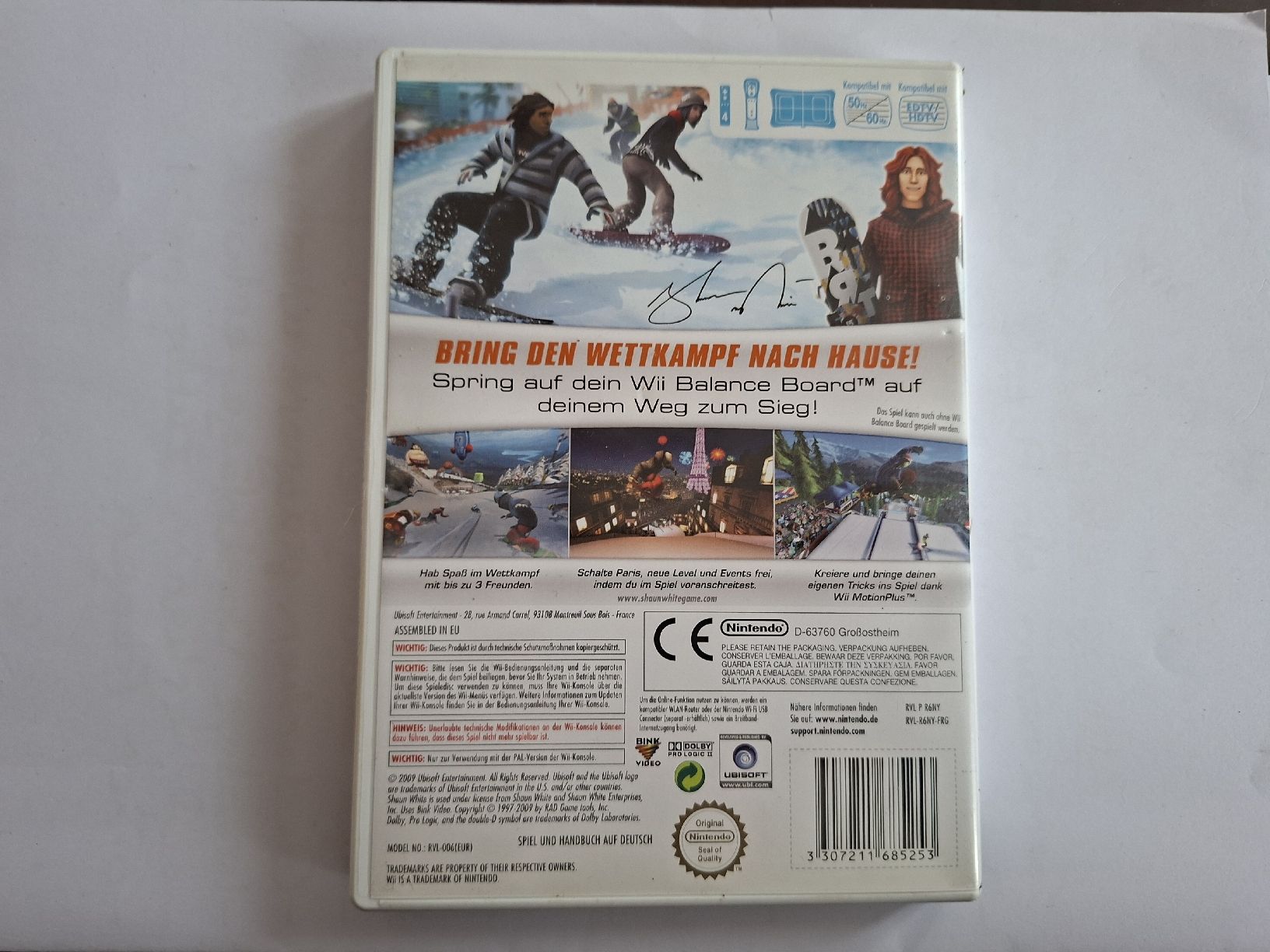 Nintendo Jeux: Shaun White Snowboarding Nintendo Wii – D'occasion à Rothenhausen par sfr_kr9t 1