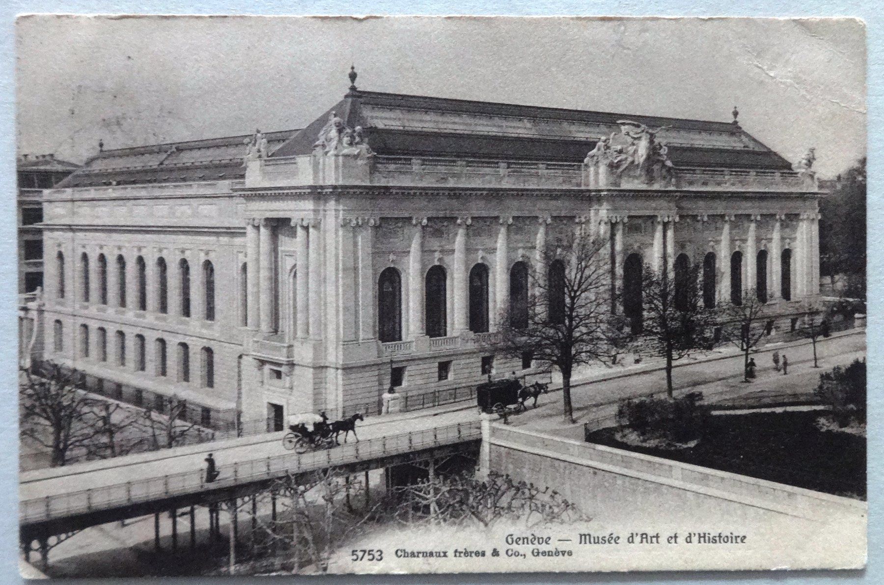 Cartoline postali: Genève - Musée d' Art et d' Histoire – Difettoso da Fétigny venduto da Billy2miny