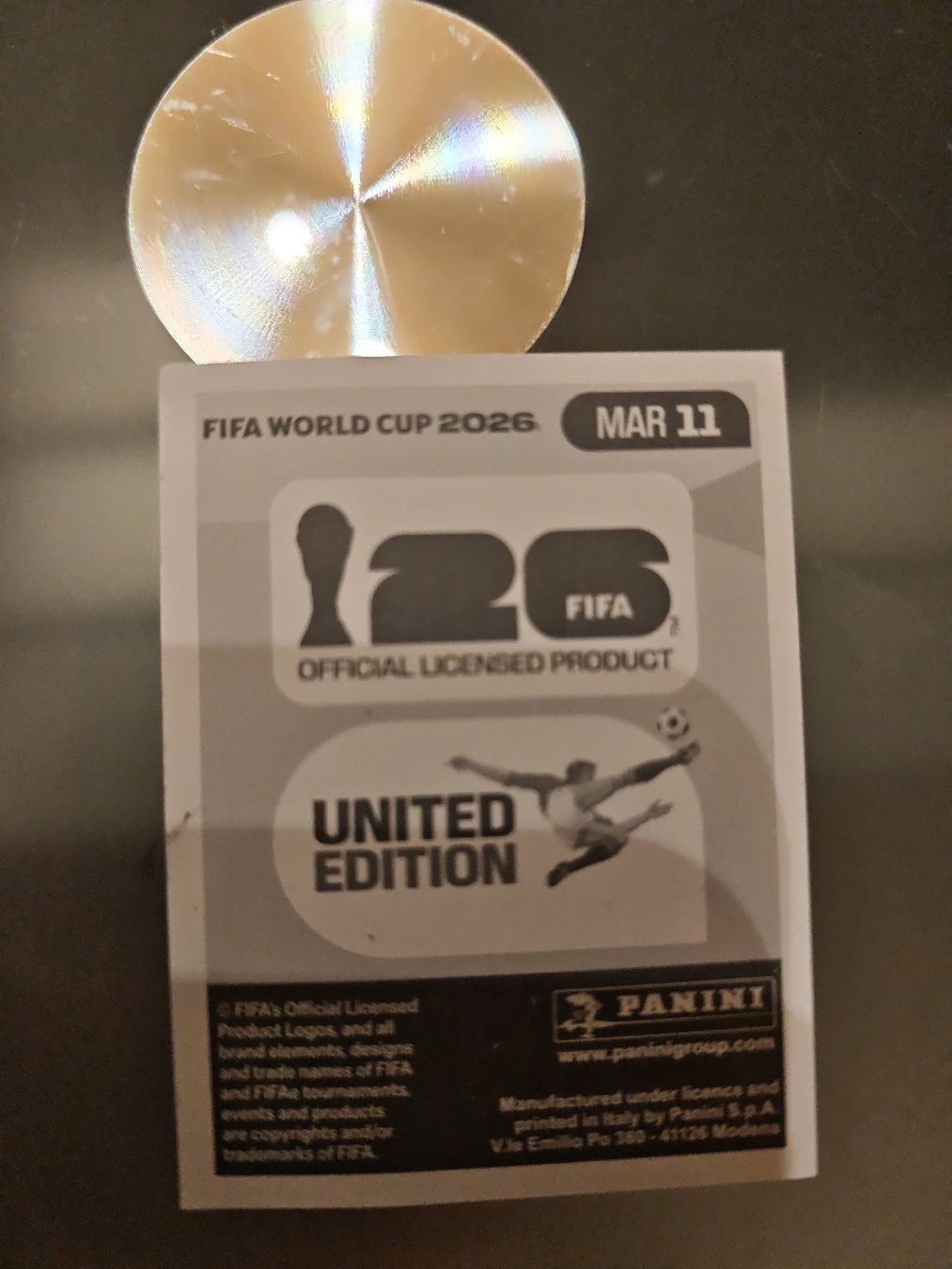 Panini Sammelbilder & Trading cards: PANINI MAR 11 – Neu (gemäss Beschreibung) aus Sulgen von 34j_p6s2