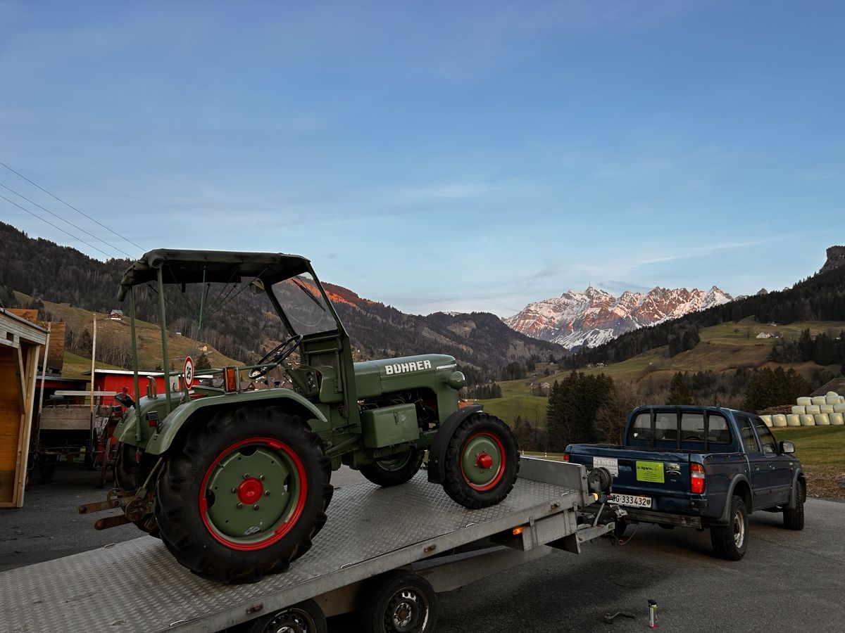 Bührer Trattori: 2 x Bührer UN/O 4/10 im Paket – Usato da Ennetbühl venduto da Hop034 3
