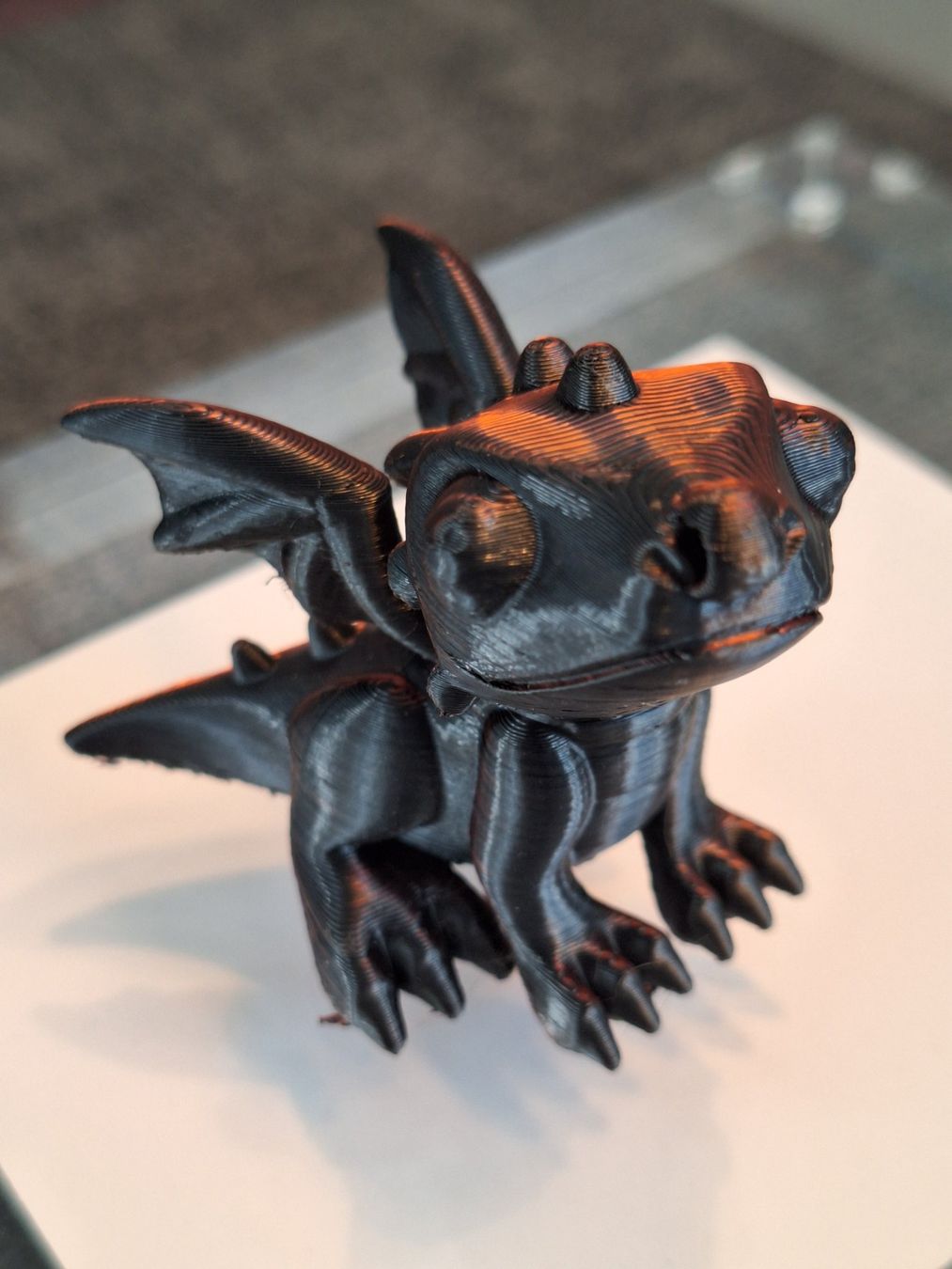 Statuette: 3D Drache schillernd – Nuovo e nell'imballaggio originale da Dietlikon venduto da Pgm16 2