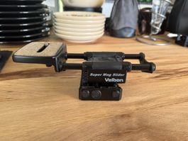 Velbon Super Mag Slider Kamera Zubehoer guter Zustand