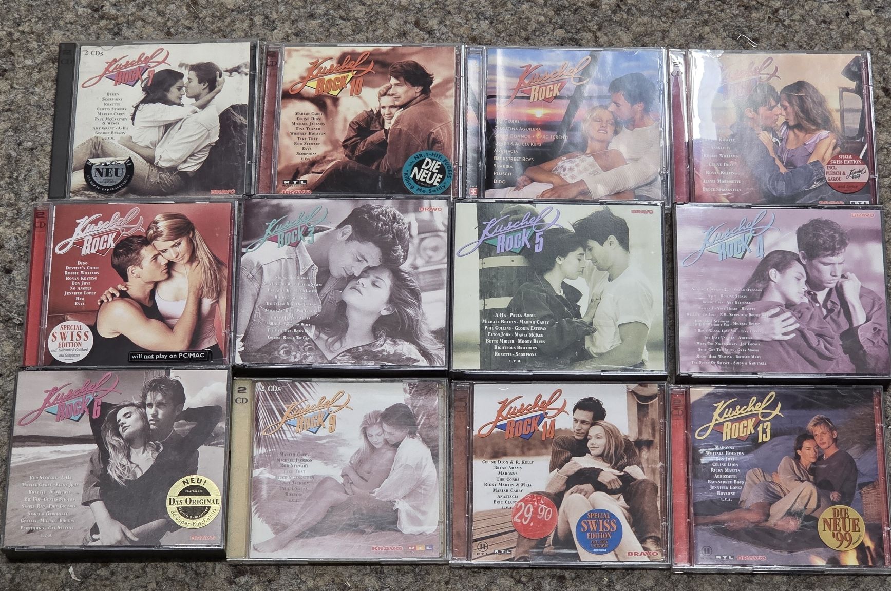 CD: 12 Kuschel Rock CDs im Set – Usato da Reinach BL venduto da _MasterK_