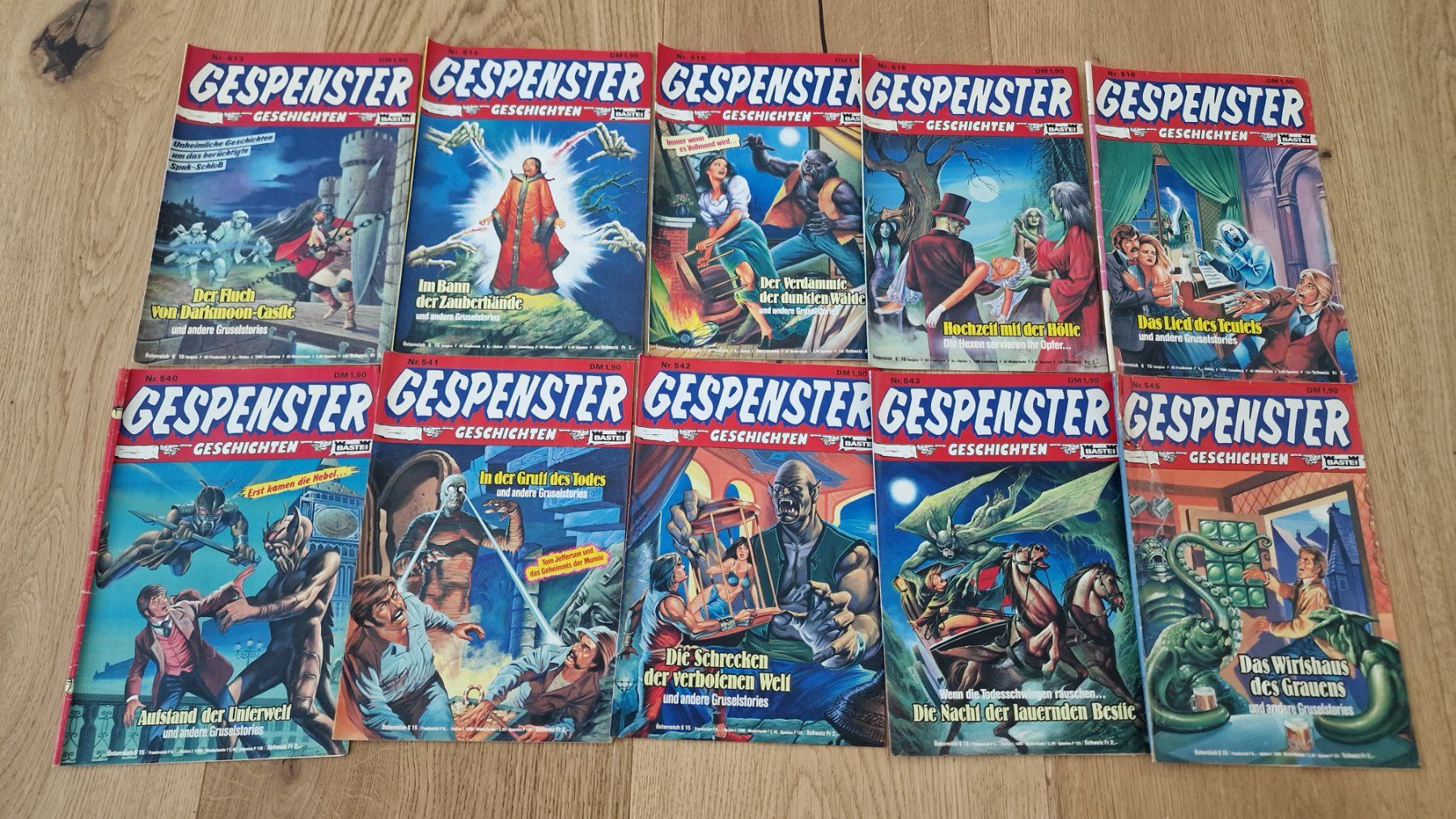 BD: 10 Gespenster Geschichten Comics – D'occasion à Haag (Rheintal) par tw01