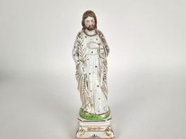 Antike Jesus Christus Figur aus Porzellan, Rarität!