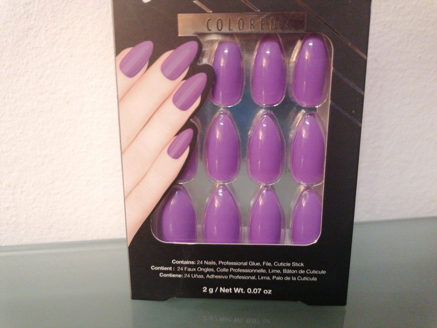 Unghie finte: Nail Addict Colored Purple Passion – Nuovo e nell'imballaggio originale da Bäch SZ venduto da Swissy46 1