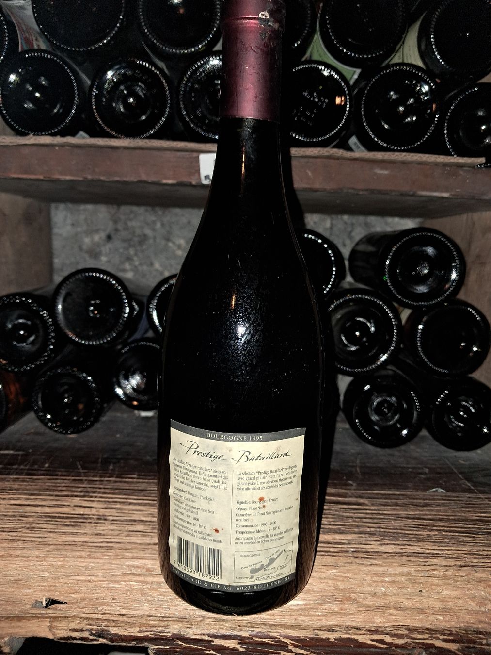 Wein: Bourgogne Pinot Noir Prestige Bataillard 1995 – Neu und originalverpackt aus Le locle von juliensaran 2