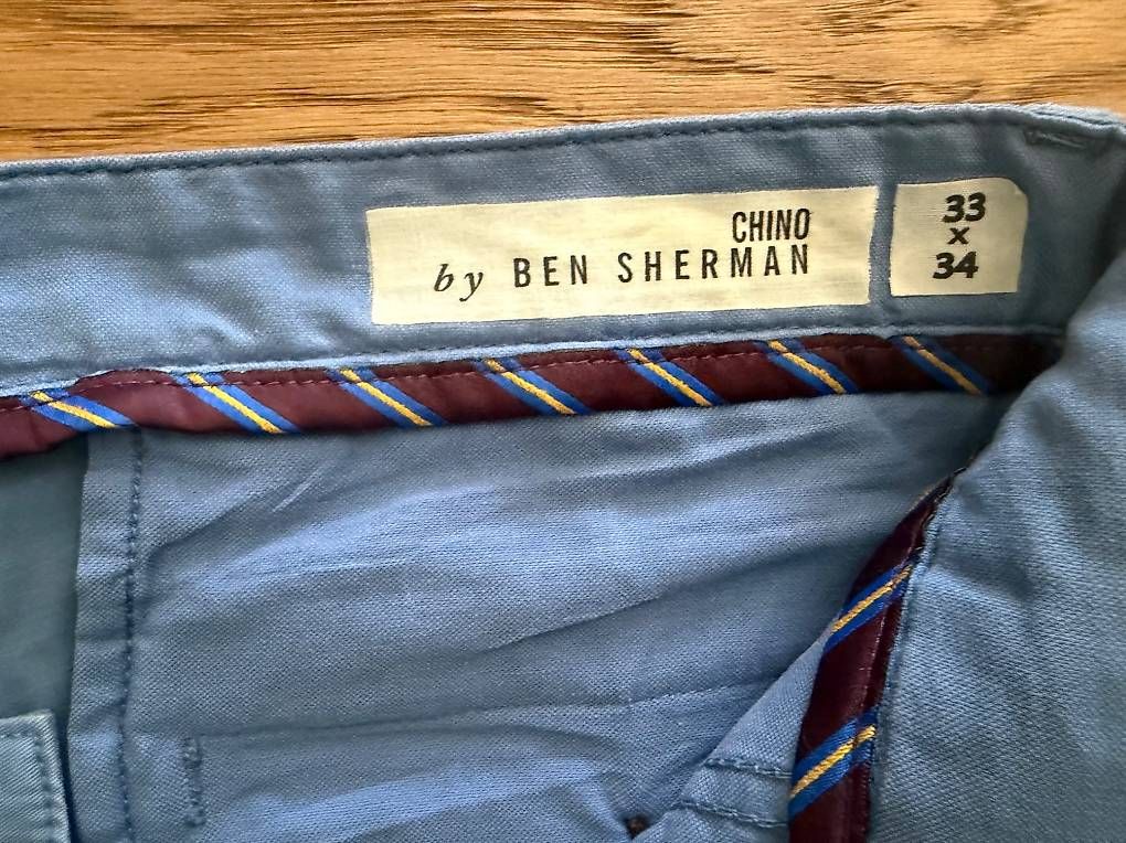 Pantaloni: Chino Hose BEN SHERMAN hellblau  – Usato da Heerbrugg venduto da Taems_83 1