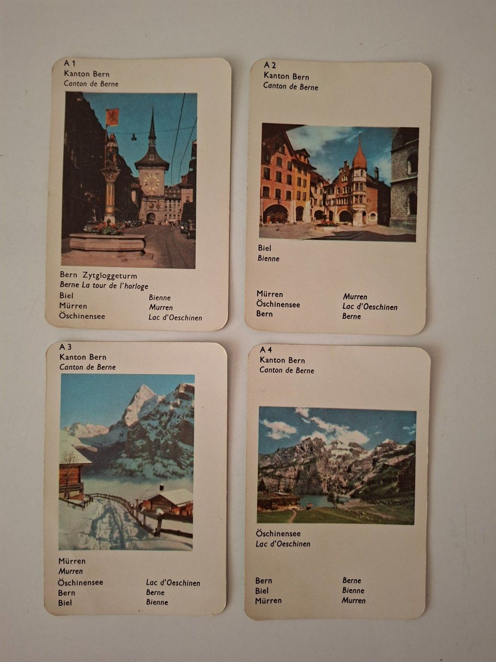 Carlit Giochi: Quartett  "Die schöne Schweiz"   Edition CARLIT  Nostalgie – Usato da Zürich venduto da Daniel517 3